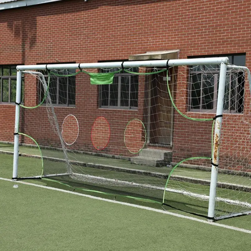 Сетка-мишень для футбола Съемная сетка для футбольных ворот с 1/3/5 отверстиями футбольное тренировочное оборудование для метания повышения точности