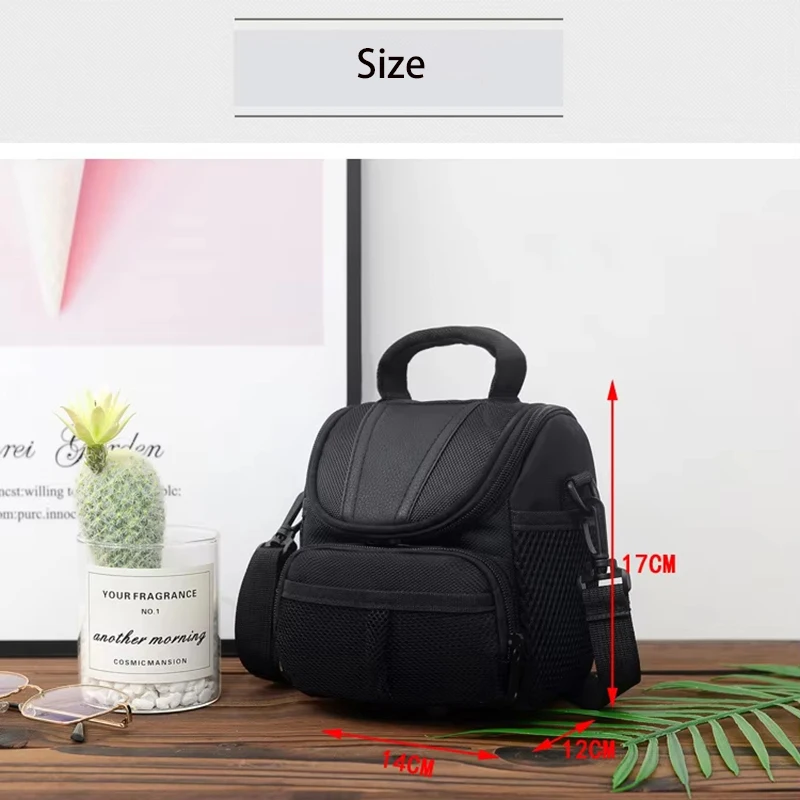 Camera Bag for Canon Nikon Sony R100 R50 R8 R6 R7 R10 RP M50 2000D 250D 200D SX70 SX60 SX50 SX520 SX510 SX420 DSLR Shoulder Bag