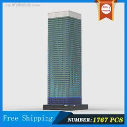 MOC Urban Architecture Street View 8 1/650th Scale Square Model Block Assembly Collection Series Toy Gifts