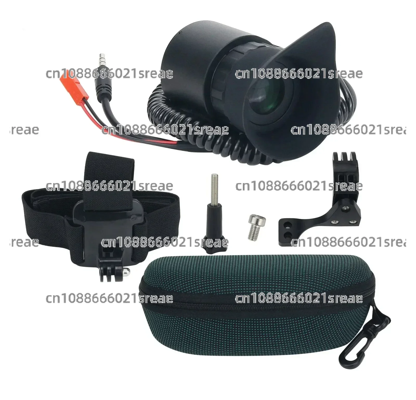 

V760A-5/V760A-3 Wearable Head Mounted Display 90-Inch/80-Inch Effect For Security Monitors FPV Aircraft Models