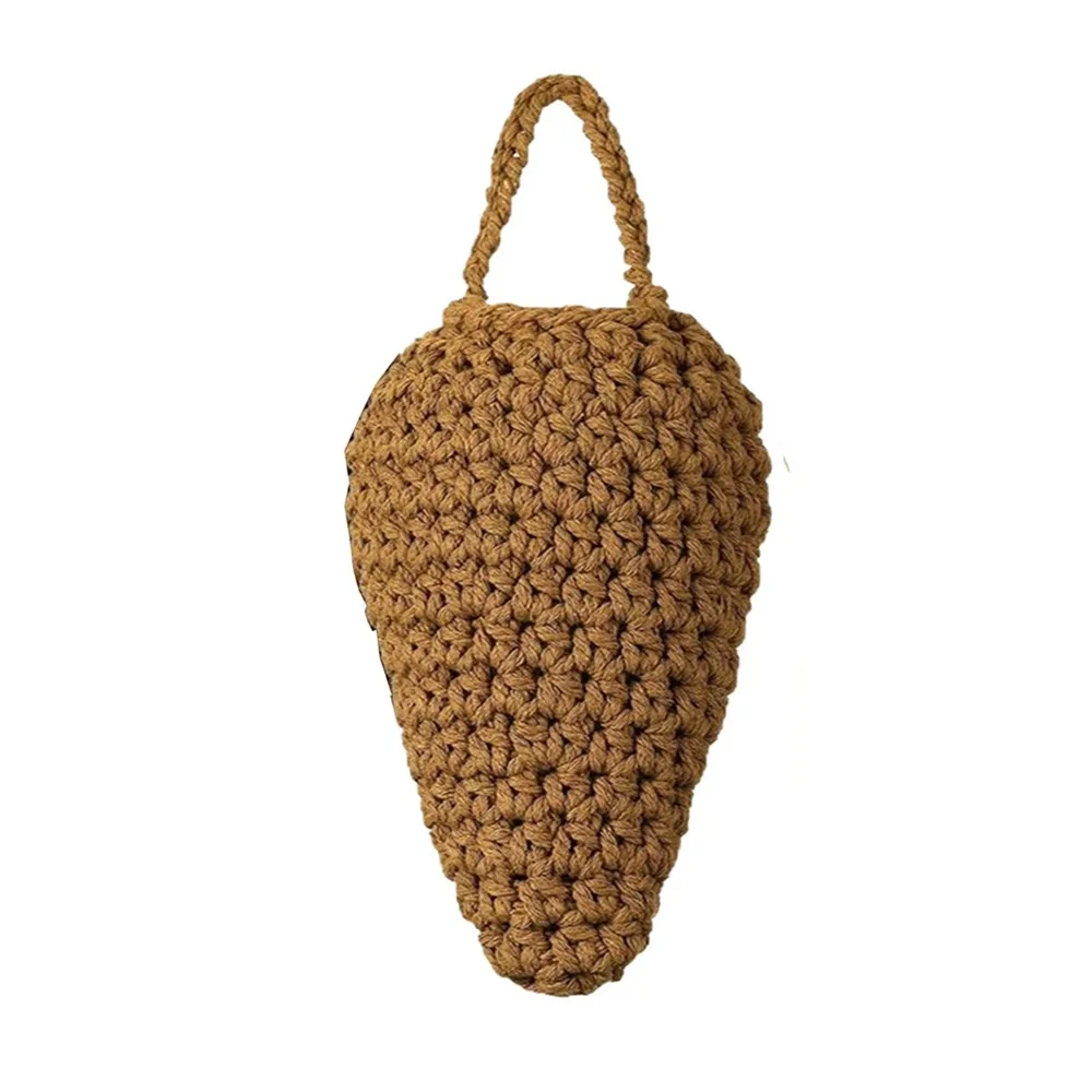 

Large Size Crochet Wasp Nest Portable Design Simulation Honeycomb Hanging Wasp Traps Ornament Effectively Repelling Wasps