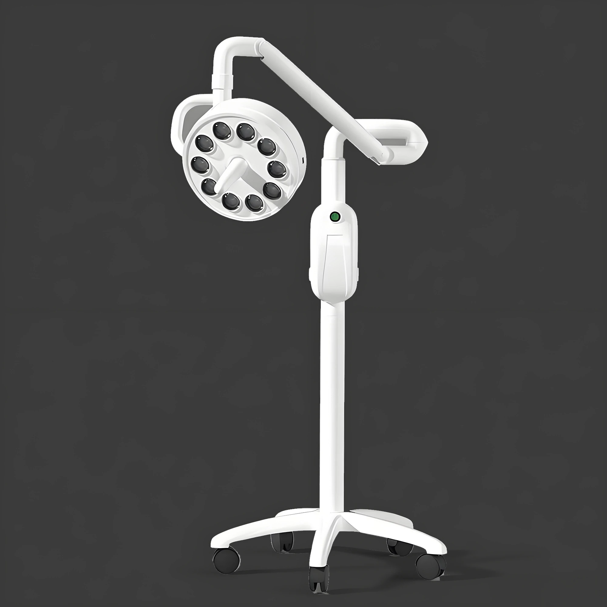 30W Mobile LED Cold Light Vertical Floor Standing 360 adjustable Medical Exam Shadowless Dental Led Operation Light Lamp