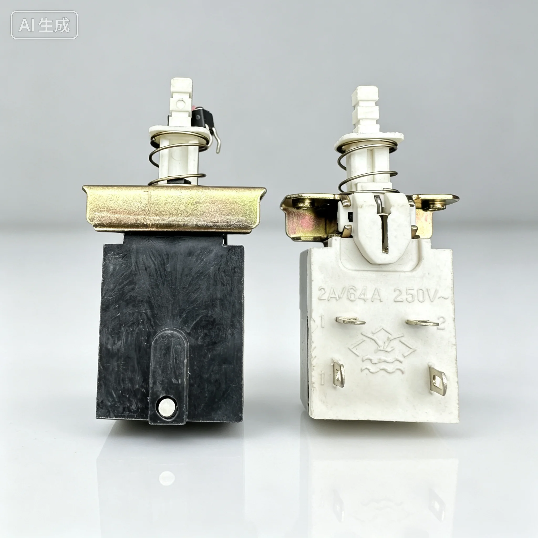 for KB-S 4Pin Lock Power Switch 2A 250V Self-locking Push Button for TV Amplifier  30pcs