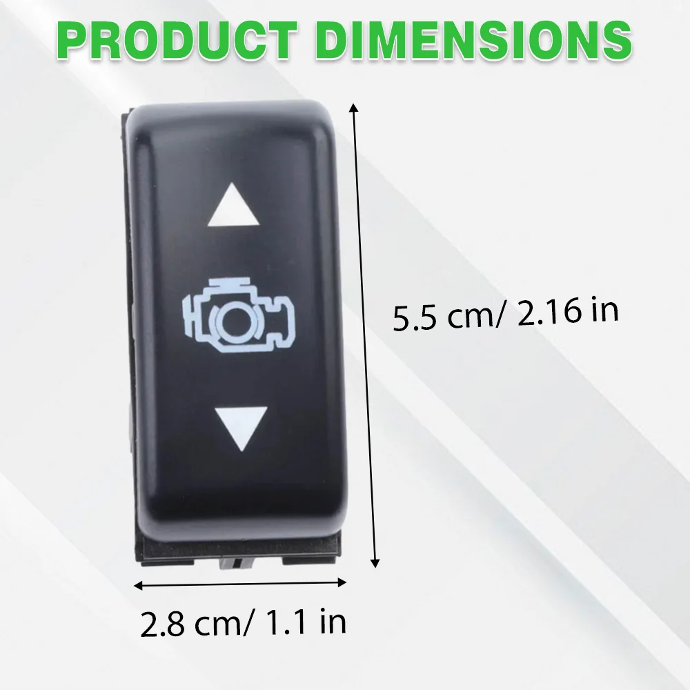 Plastic Black 10 Pins Engine Brake Level Rocker Switch for Kenworth Truck P27104017 Replacement