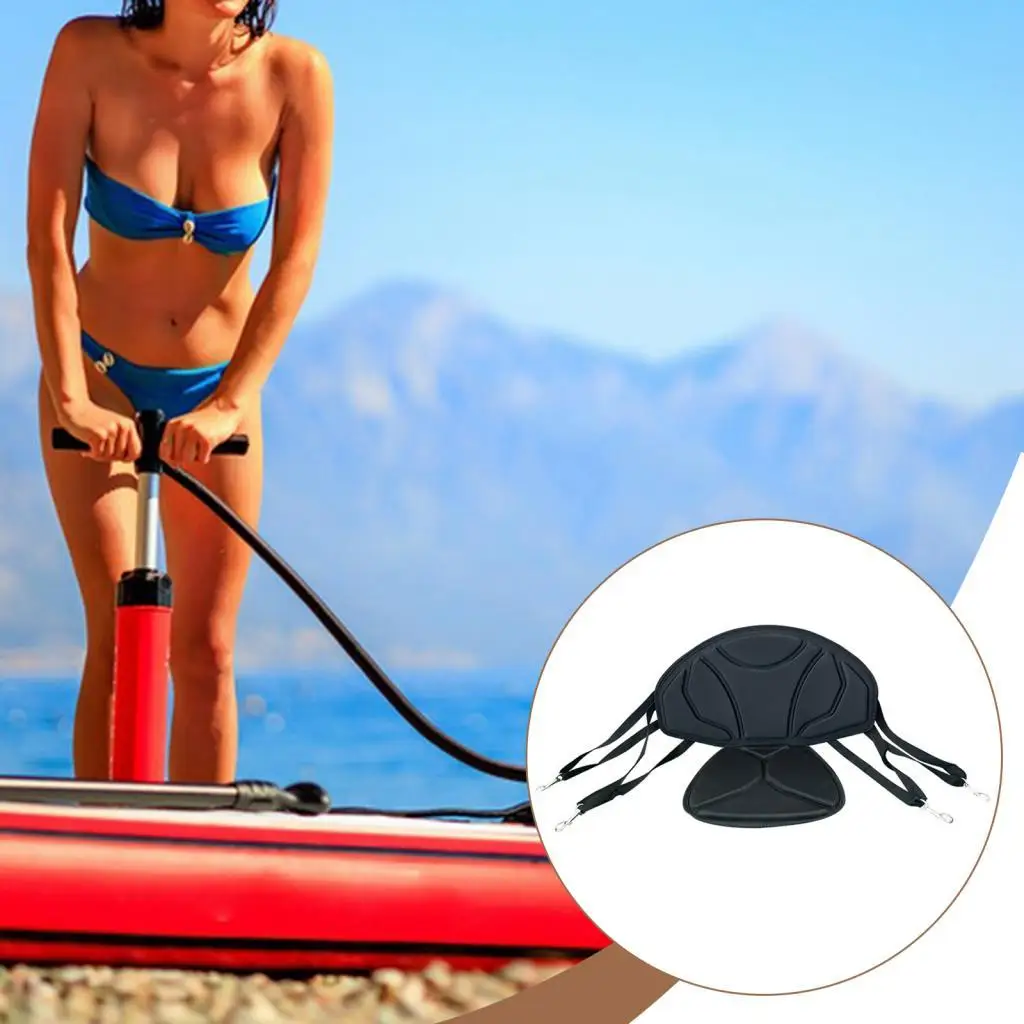 

Kayak Backrest Seat Portable Chair Comfort Ergonomic Replacement Canoeing Cushion for Bleachers Rowboat Kayaking Fishing Rafting