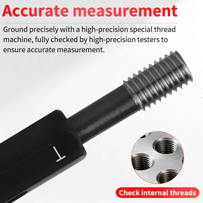 1PCS ST 21 22 23 24 Metric Thread Plug Gauge Fine Tooth internal Thread Gauge Measure Tool