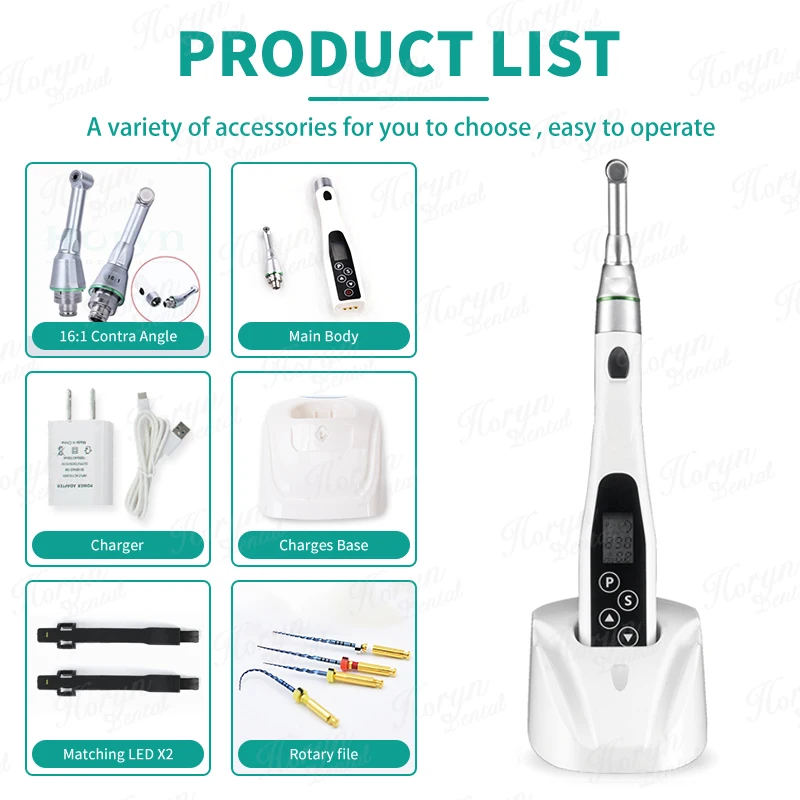 den tal sem fio LED X Smart Endo Motor tratamento endodôntico de canal radicular