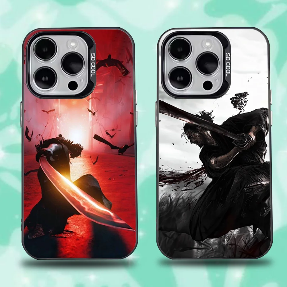 

Japanese Vagabond Samurai Phone Case For iPhone 16,15,14,13,12,11,Pro,Max,Plus,Mini,XS,SE Anti Fall Black Matte Hard Bumper