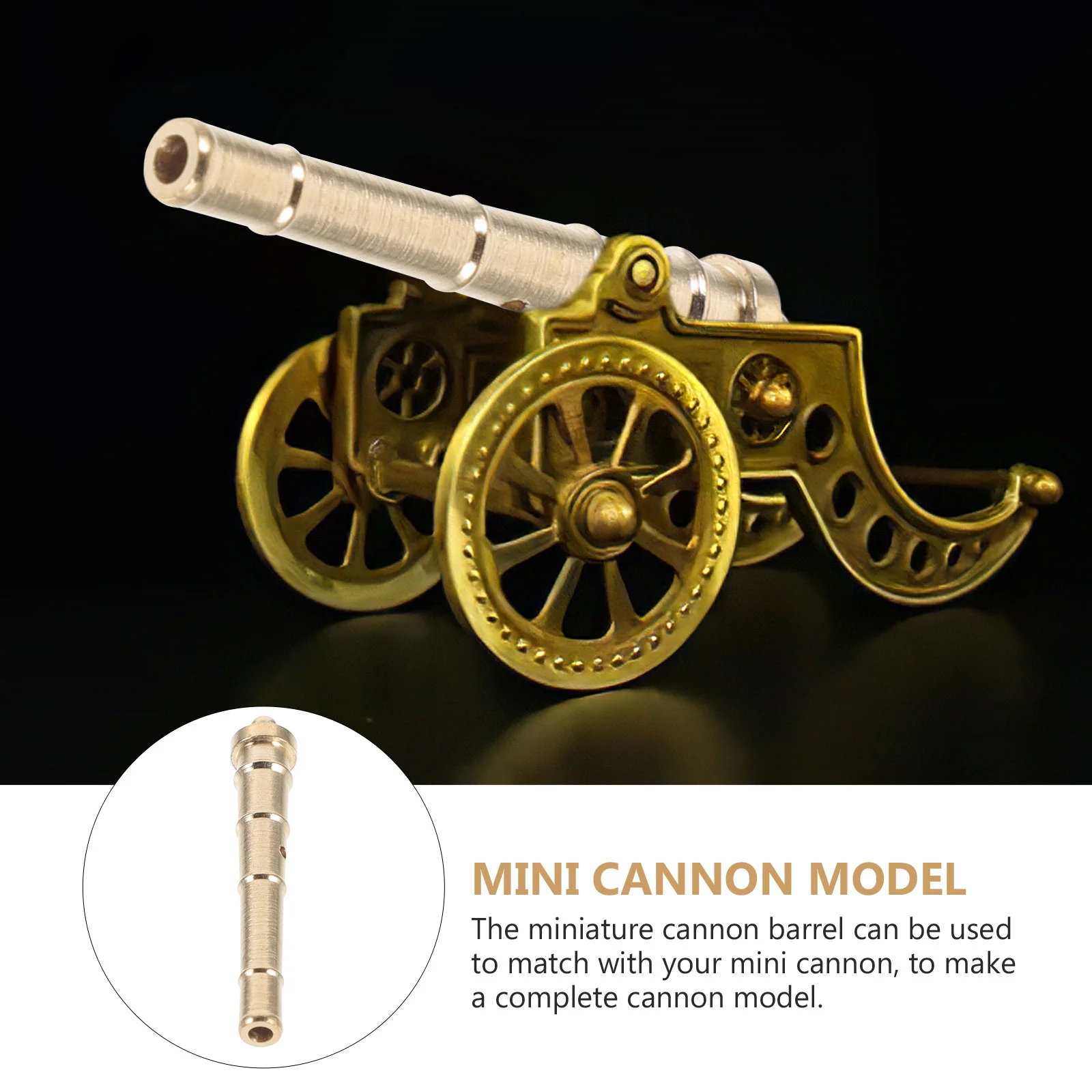 4 Pcs Sailing Model Mini Accessories Miniature Barrels Metal Sailboat