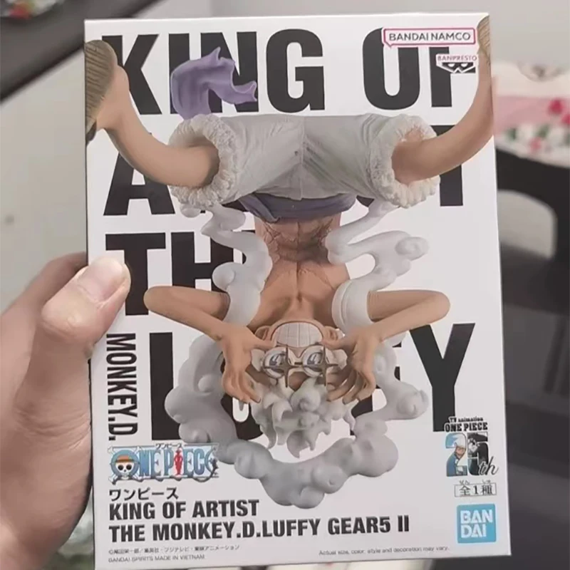

Bandai Original One Piece Figure Banpresto Koa King Of Artist Luffy Gear 5 Action Figurine Anime Genuine Model Toy Ornament Gift