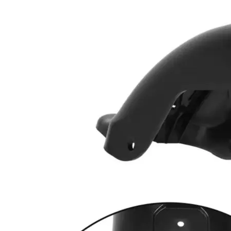Black Rear Mudguard for custom Fit Mounting Accessories Included for splash Protection Wet Weather Riding For Ducati for