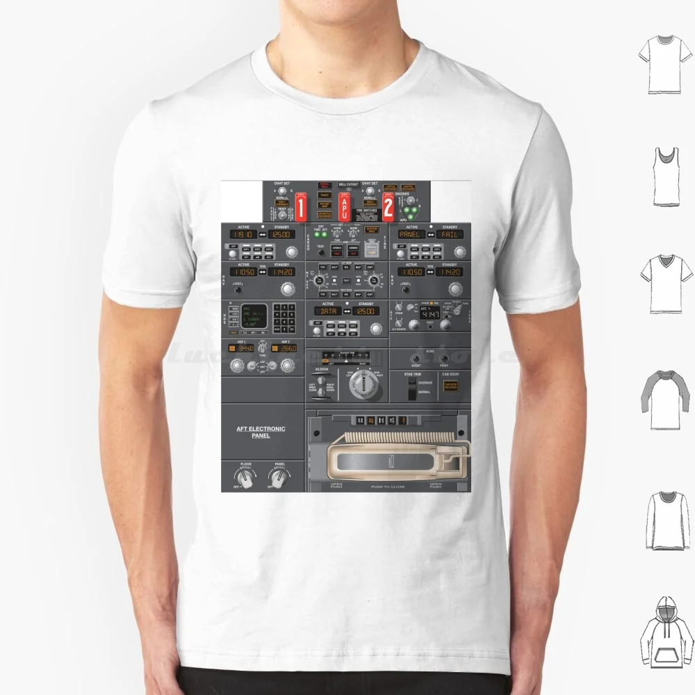 B737 Cockpit P8 Pedestal Panel Maquette T Shirt Men Women Kids 6xl Boeing 737 Boeing 737 Boeing 737 Boeing 737 Boeing 737