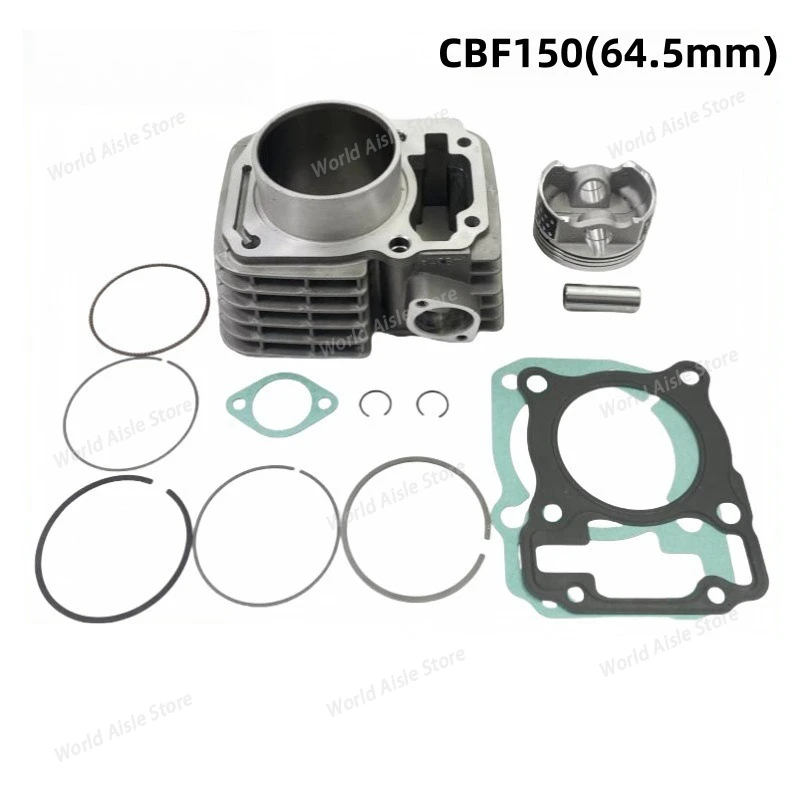 Motorcycle engine cylinder parts for Honda XR150, CRF150F and CBF150 (64.5mm piston)