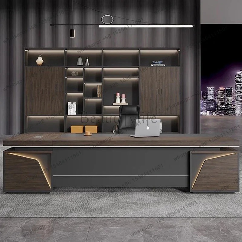 FG European Office Tables Desk Organizer Executive Desktop Computer Table Writing Professional Executive Tavolino Salon Furnitur