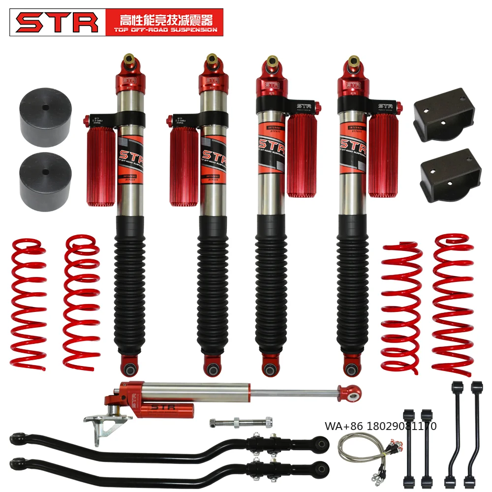 

Комплекты подвески амортизаторов STR Manufacturer 4x4 с подъемом 0-4 дюйма для JL