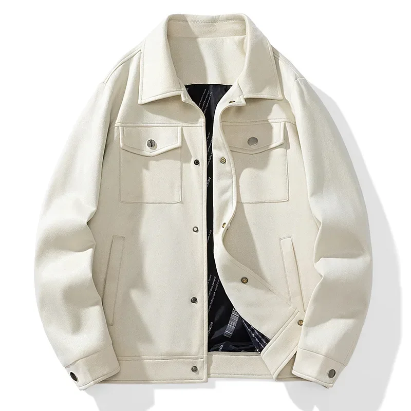 

Autumn New Trend Versatile Casual Jacket Men's Japanese Style Lapel