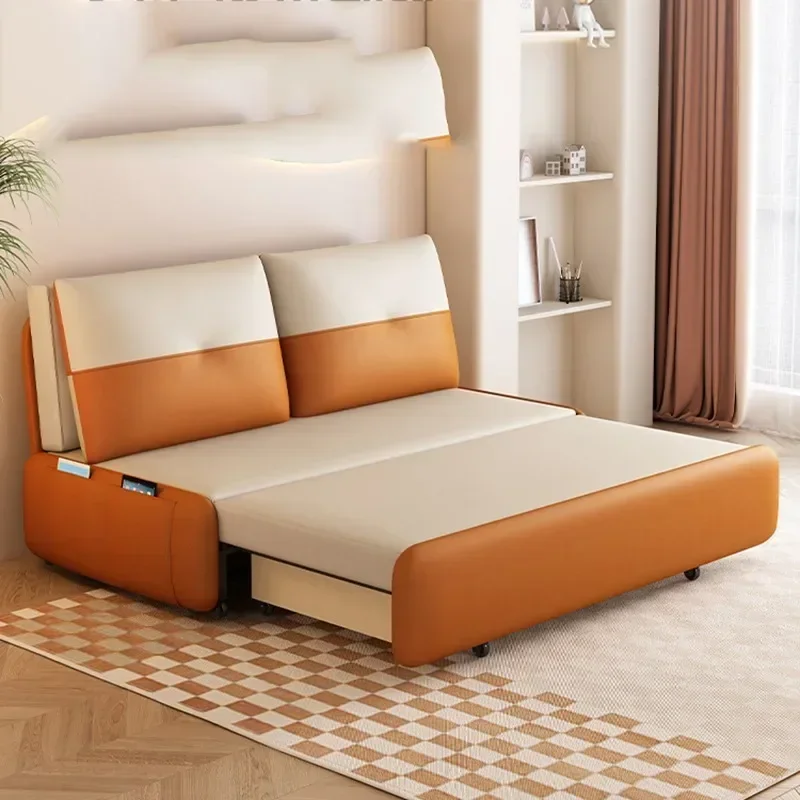 

Designer Beauty Bed Frame Bedroom King Size Modern Luxury Headboards Bed Multifunctional Minimalist Divano Postmodern Furniture