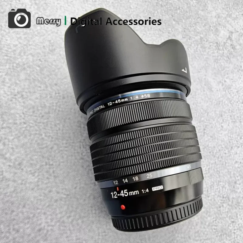 95% New Genuine M.Zuiko 12-45mm F4 PRO Lens for Olympus M4/3 E-M1 E-M5 E-M10 E-M1X Panasonic G9 GH5 GH6 Micro Four Thirds Camera