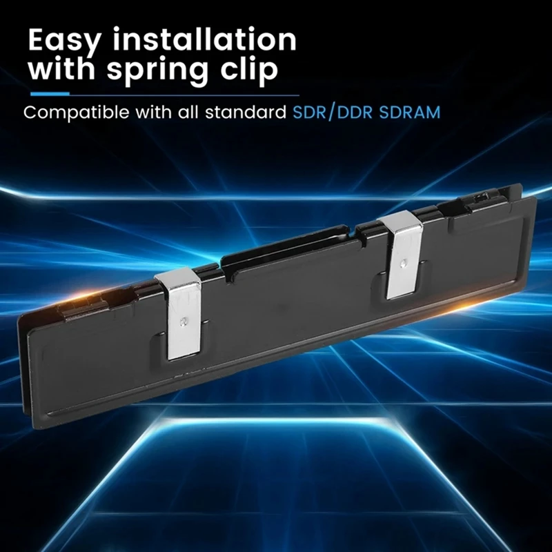Aluminium PC Heatsink Shim penyebar pendingin pendingin untuk DDR RAM memori Desktop Radiator memori DDR2 DDR3 DDR4 tahan lama 8 buah