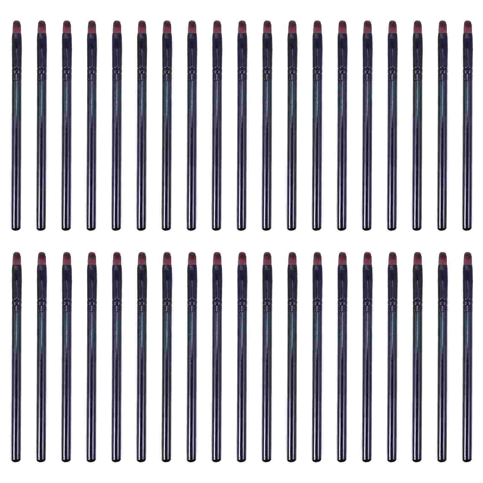 50 Pcs Makeup Brush Lip Shade Adjuster Applicator Multi-function Lipstick Tools Daily Plastic Gloss