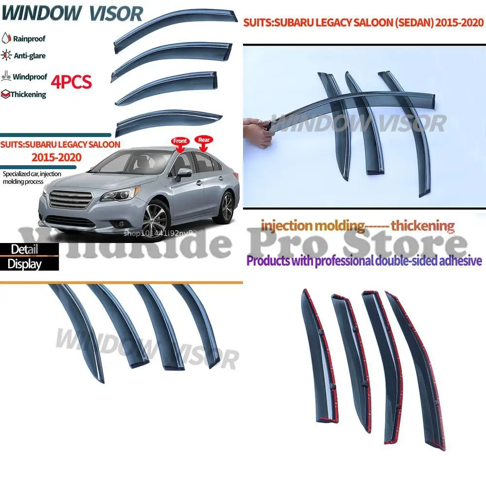 

1 set For SUBARU LEGACY 2015-2020 Window Visors for Sedan Rain Guard