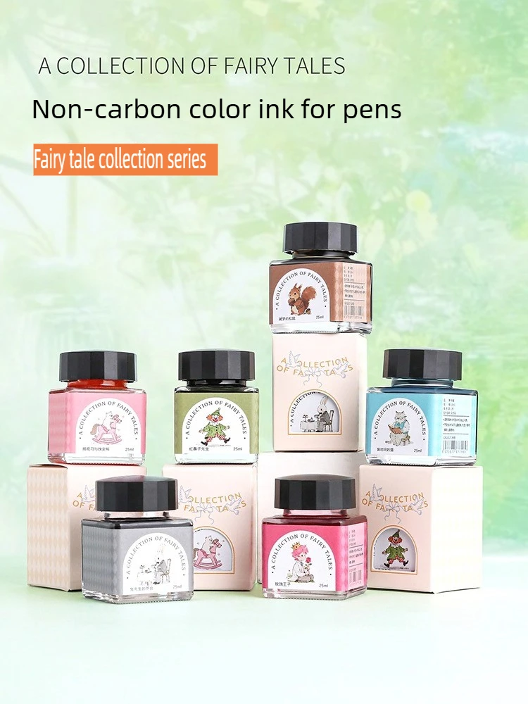 

Tramol 6 Colors 25ml Fountain Pen Ink Calligraphy Dip Pens Ink Office School Supplies For JINHAO Majohn Hongdian Stationery