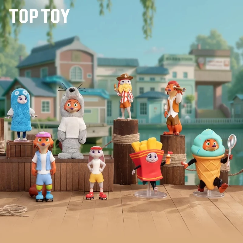 

Игрушка TOP TOY Disney Zootopia 2: Ник и Джуди, серия «Лучшие притворители», слепая коробка, милая фигурка, подарок на день рождения, аниме, детская игрушка-украшение