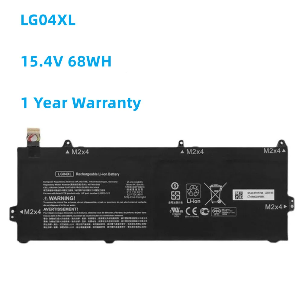 

LG04XL HSTNN-IB8S 15.4V 68WH Laptop Battery for HP Pavilion 15-DK0015LA 15-CS1001LA 15-CS1002LA 15-CS1067TX CS1070TX L32654-005