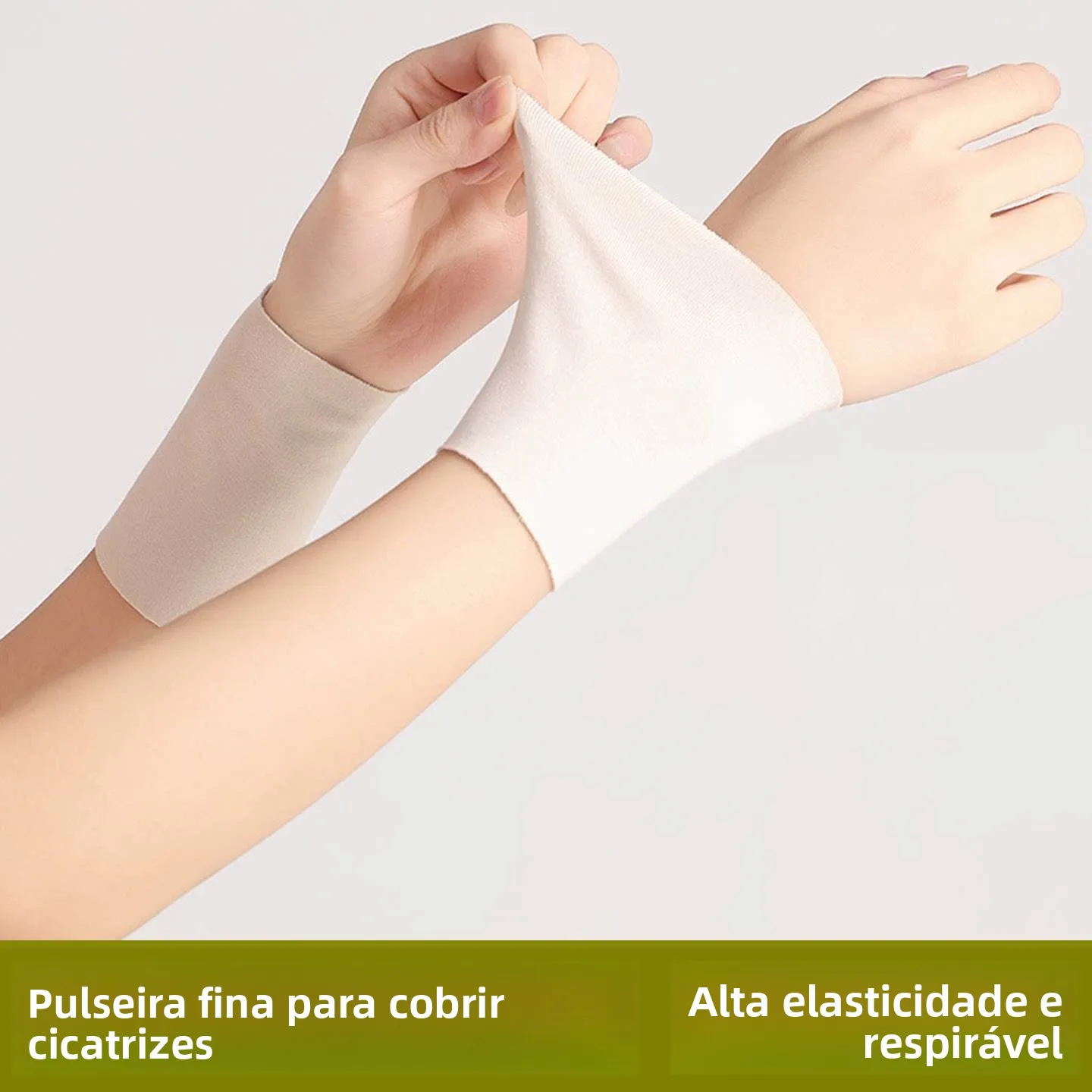 薄い傷跡カバースリーブ軽量通気性手首保護アームカバー幼児用肌色タトゥーコンシーラースリーブ