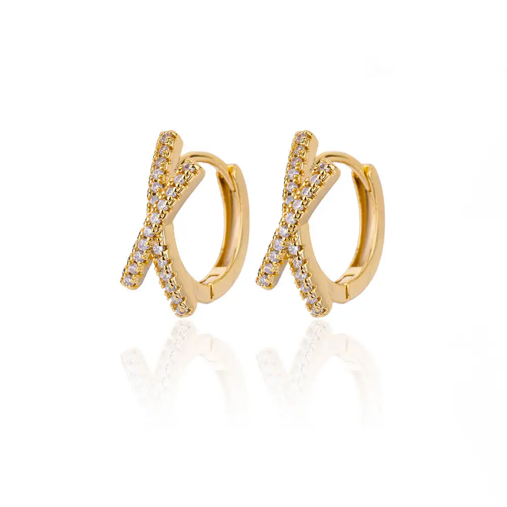 Women's Vintage Punk Round Baroque Pearl Circle Earrings