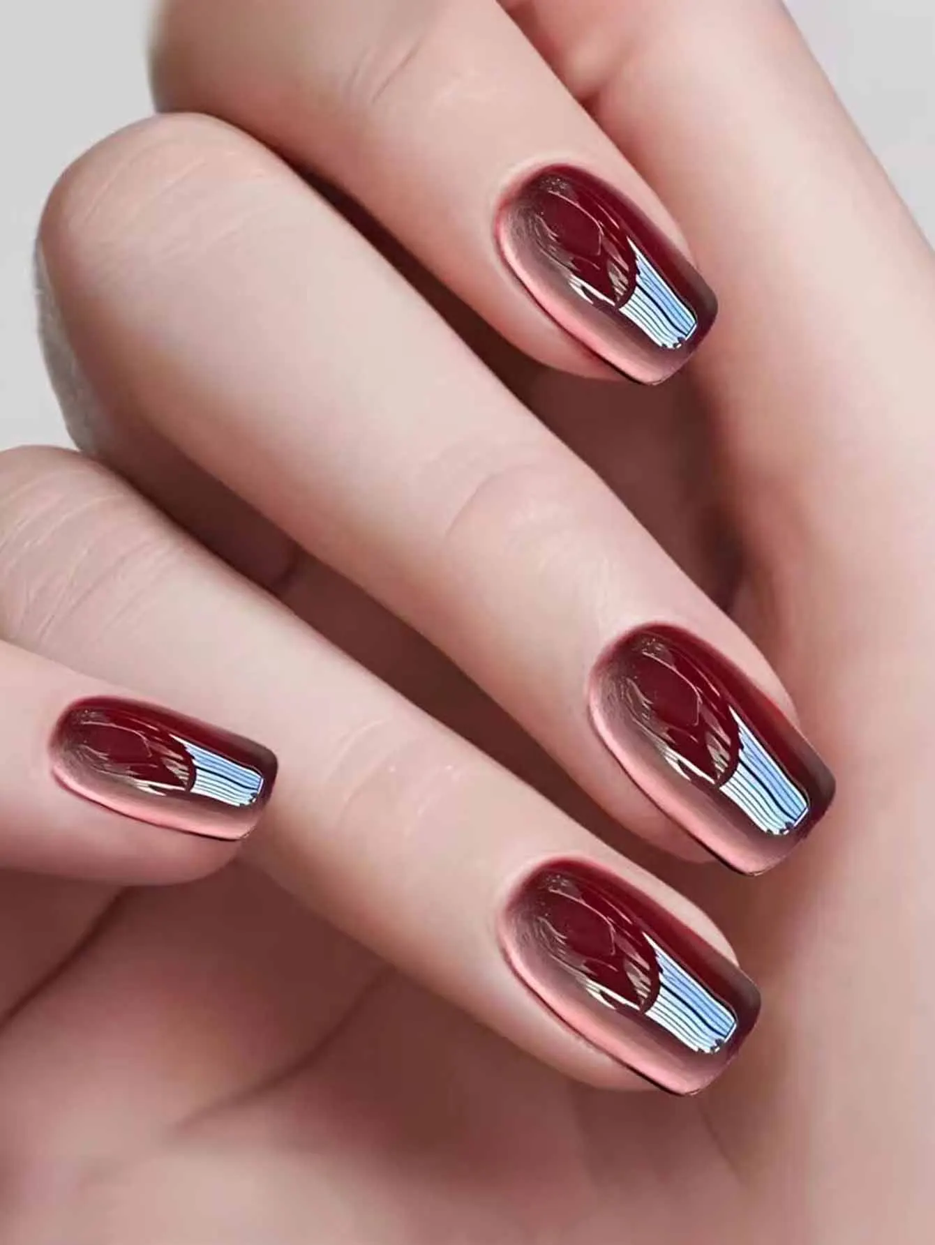 1 unidad de esmalte de uñas en Gel de ojo de gato Tango borracho de 12ML 2025 Otoño e Invierno superventas espejo Borgoña cuentas de vidrio suministros para decoración de uñas