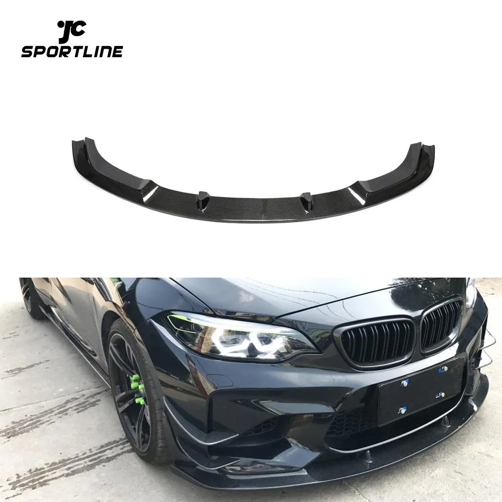 

Carbon Fiber Front Bumper Lip Splitter Spoiler for BMW F87 M2 Coupe 2-Door 2016-2018