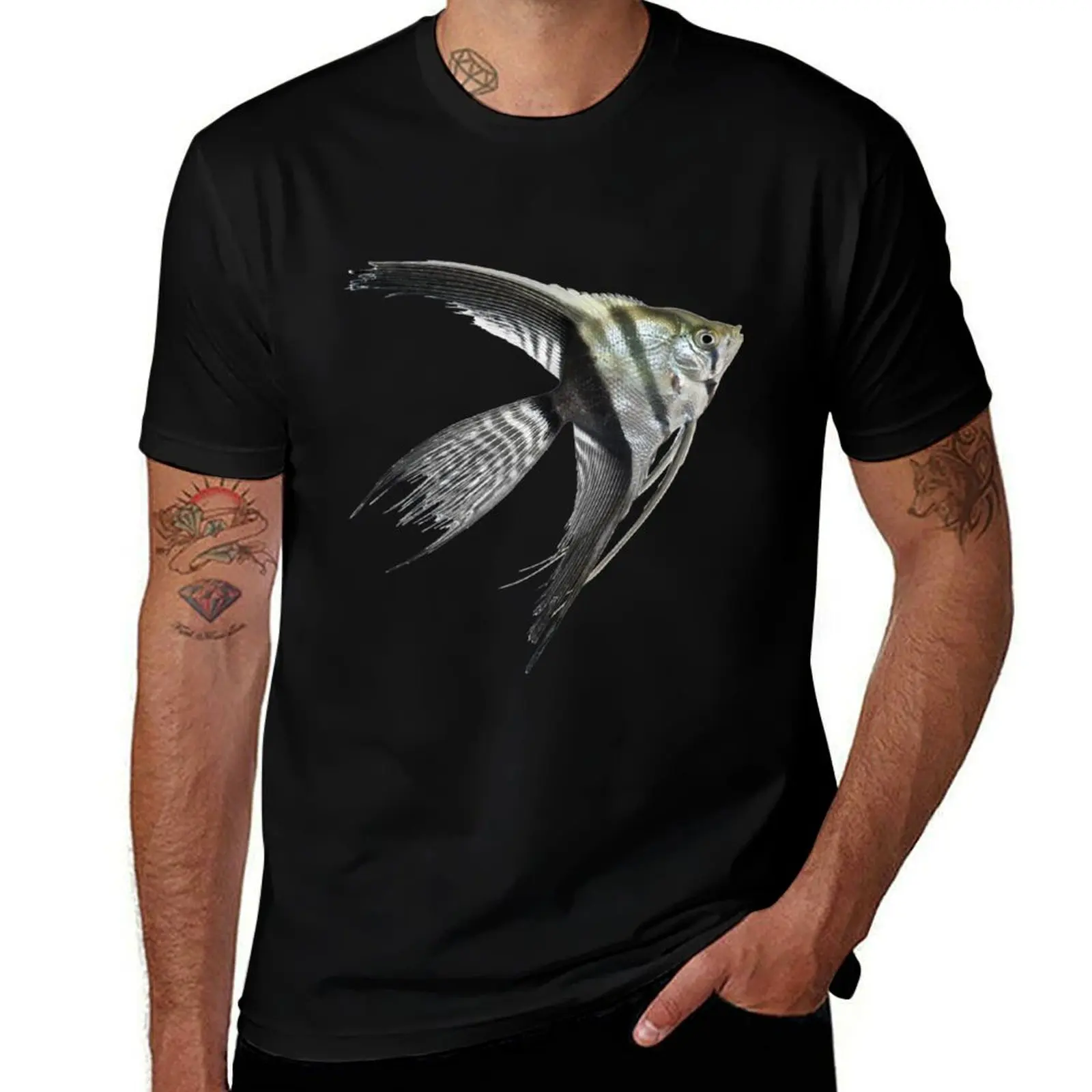 

Angelfish T-Shirt Sports Basic Short Sleeve T-Shirt