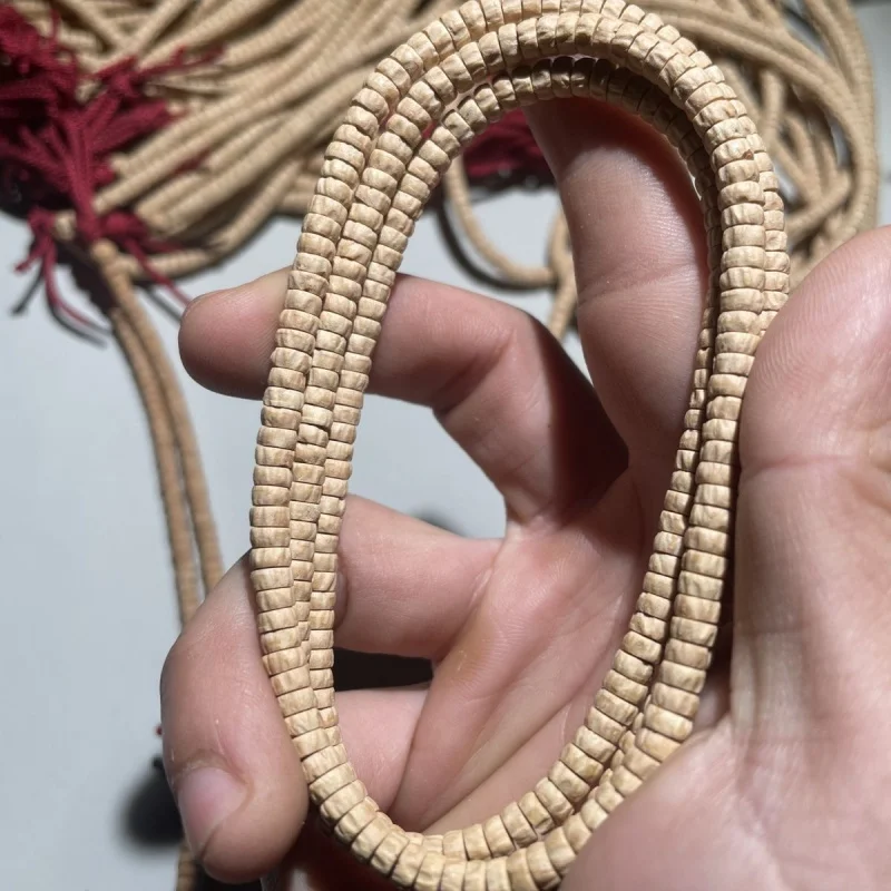 Passion Medicine Tablet Bracelet Tibetan Cypress Seed Necklace Ecological Handheld 108 Ultra-thin Smooth Grain