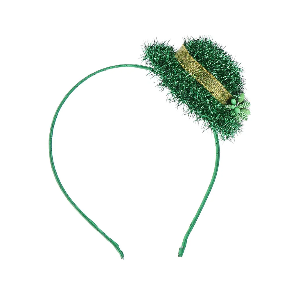 Props Green Hat Headband Child Hair Ribbons Make up Headbands Pulp Fresh Headdress