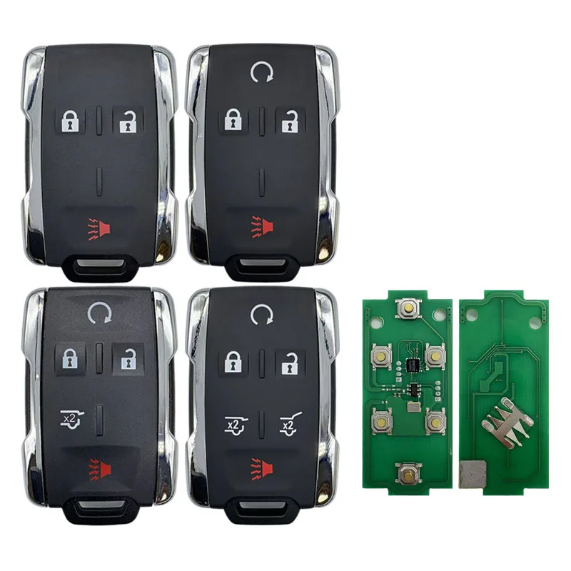 NHKEY For Chevrolet Colorado Silverado Suburban GMC Canyon Sierra Yukon 315MHZ M3N32337100 3/4/5/6 Buttons Remote Control Key