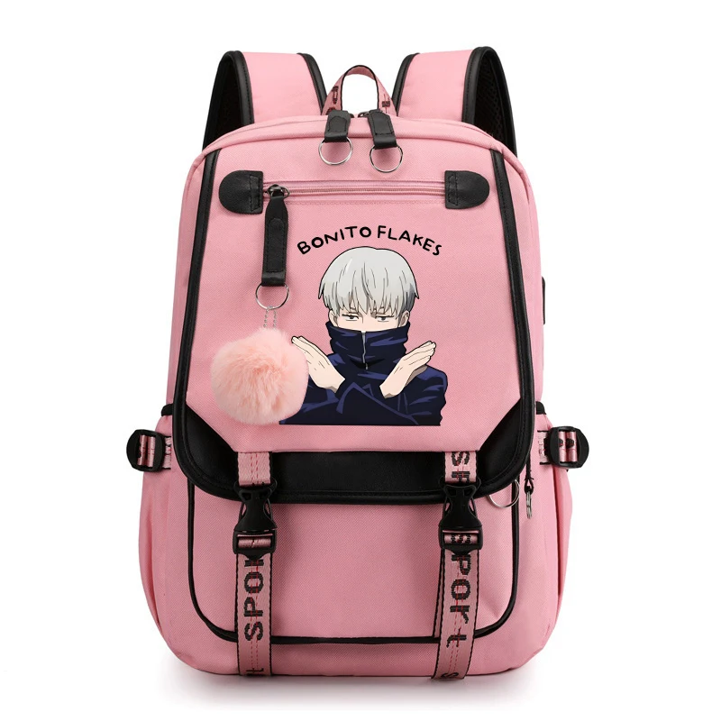 New Anime Inumaki Toge Backpack Multifunction Backpack Women Men Girl Travel Daily Backpack Teens School Bag Laptop Bag