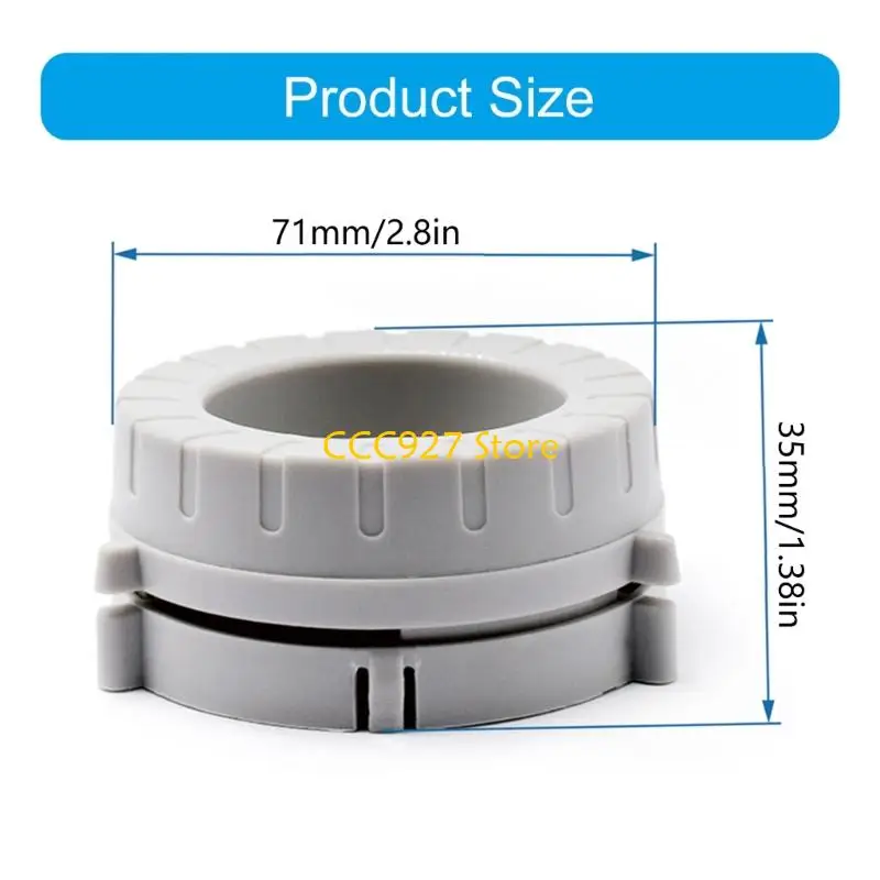 B03f 2pcs لـ Teac NAB Adapter Clamps Clamp Clamp Gray Clamp for 1/4inch Open Beens to Reels Tape Recorders