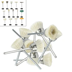 Dental Polishing Wheel Wool Cotton Polishing Brushes Polishers for Rotary Tools Jewelry 10Pcs Buffing 2.35Mm Polishing Wheel