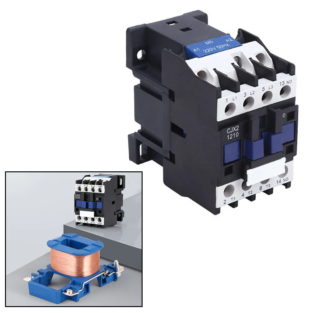 As Show AC Contactor AC220V Coil Voltage 1 Million Electrical Cycles 10 Million Mechanical Cycles For Household Use