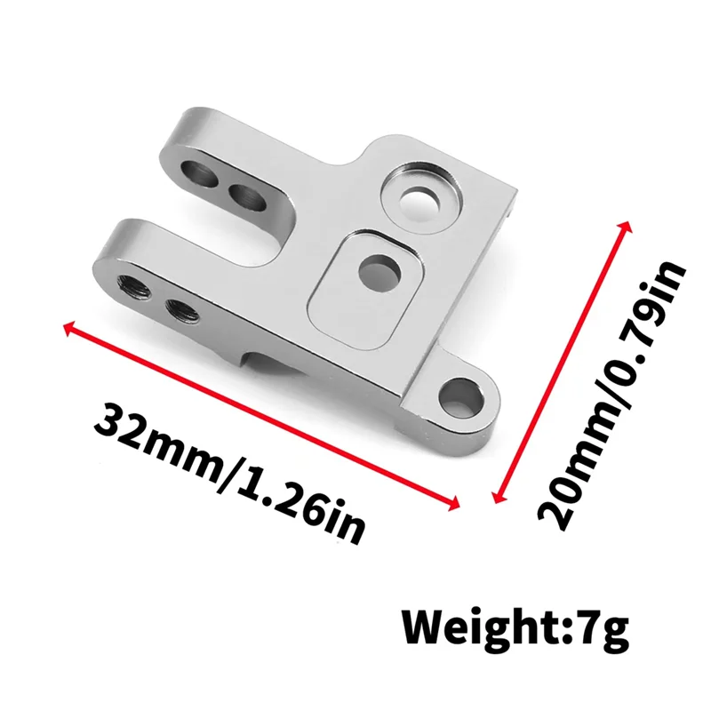 7075 CNC Aluminum Alloy Metal Panhard Mount for Traxxas TRX4 TRX6 1/10 RC Crawler Car Upgrades Parts Accessories