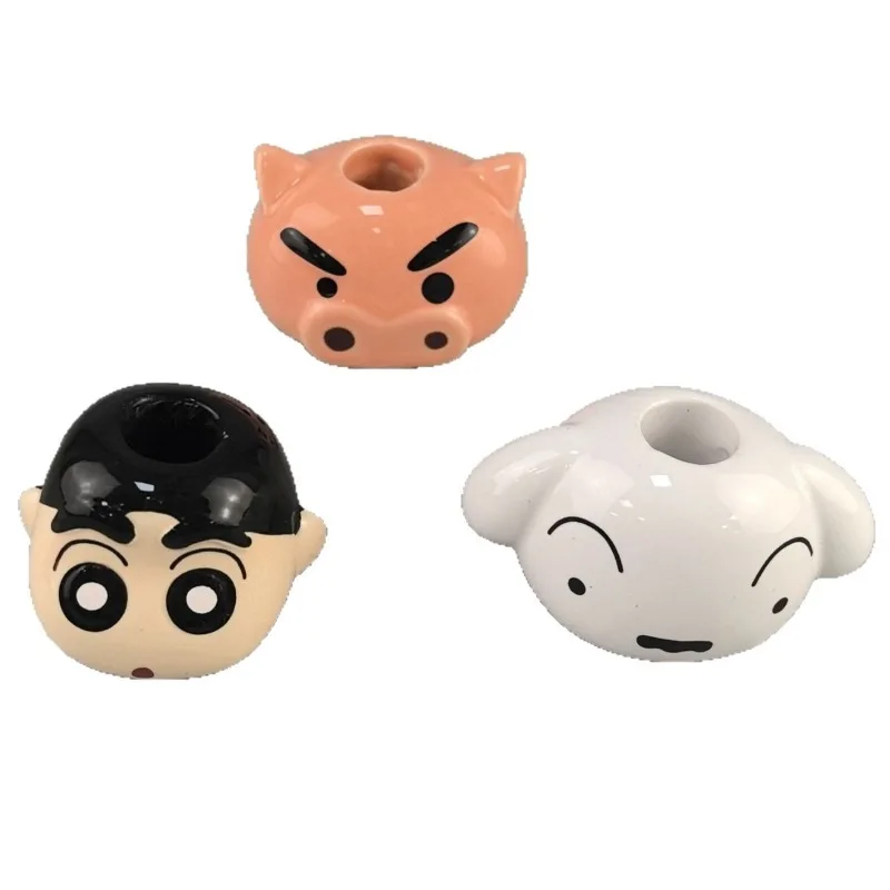 

Crayon Shinchan Anime Ceramic Toothbrush Holder Bathroom Storage Accessories Toothbrush Base Frame Rack Razor Brush Stand Gifts