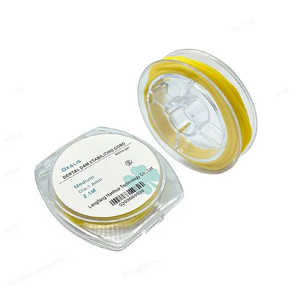 Wholesale Elastic Dam Stabilizing Cord Dentals Wedge Interdental Rubber Wedge Roll Clamp