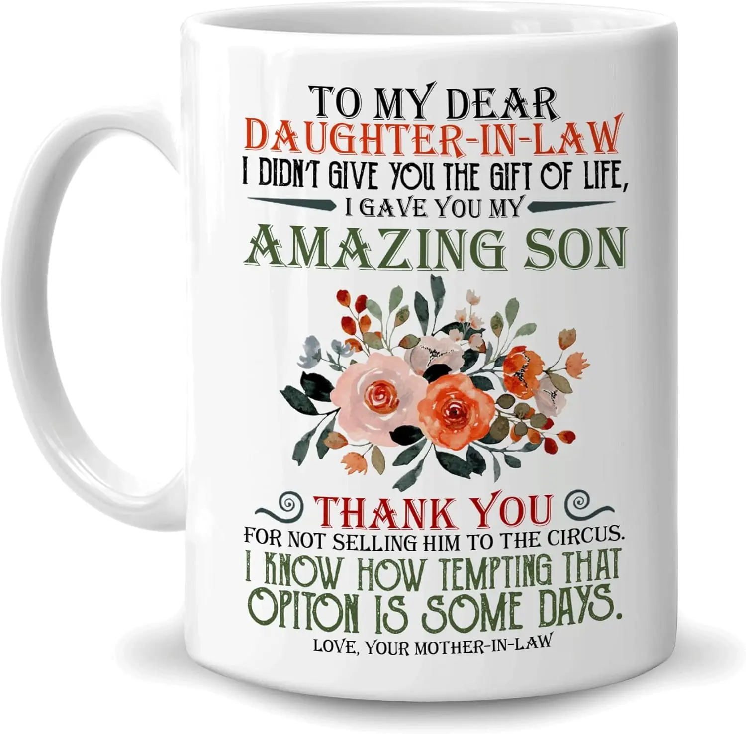 Hyturtle Funny Daughter-In-Law Gifts for Daughter-In-Law From Mother-In-Law - Birthday Christmas Wedding Engagement - I Gave You