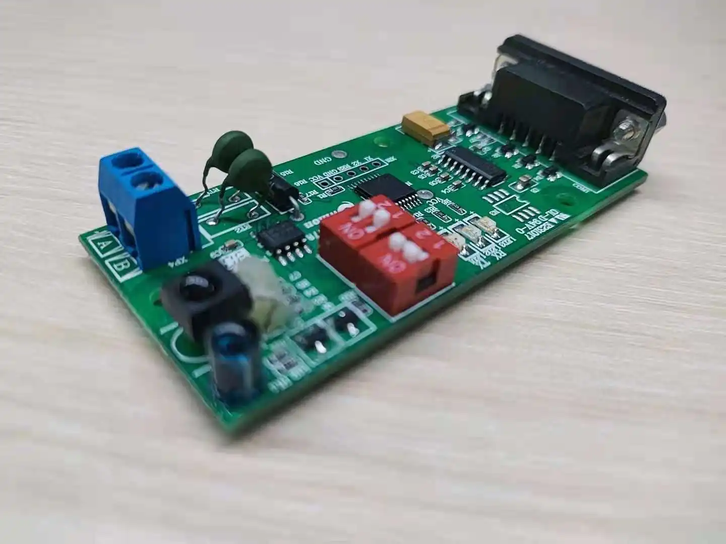 Far‑Infrared & RS485 Optical Reading Head, 38K Modulated IR Meter Reader with DB9 Interface for State‑Grid Meter Transparent
