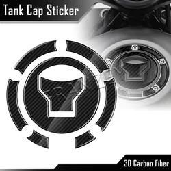 3D Motorcycle Carbon Fiber Fuel Tank Cap Sticker Decal Accessories For Honda CMX 500 1100 Rebel CB 500F/X CBR 650R Hornet 750