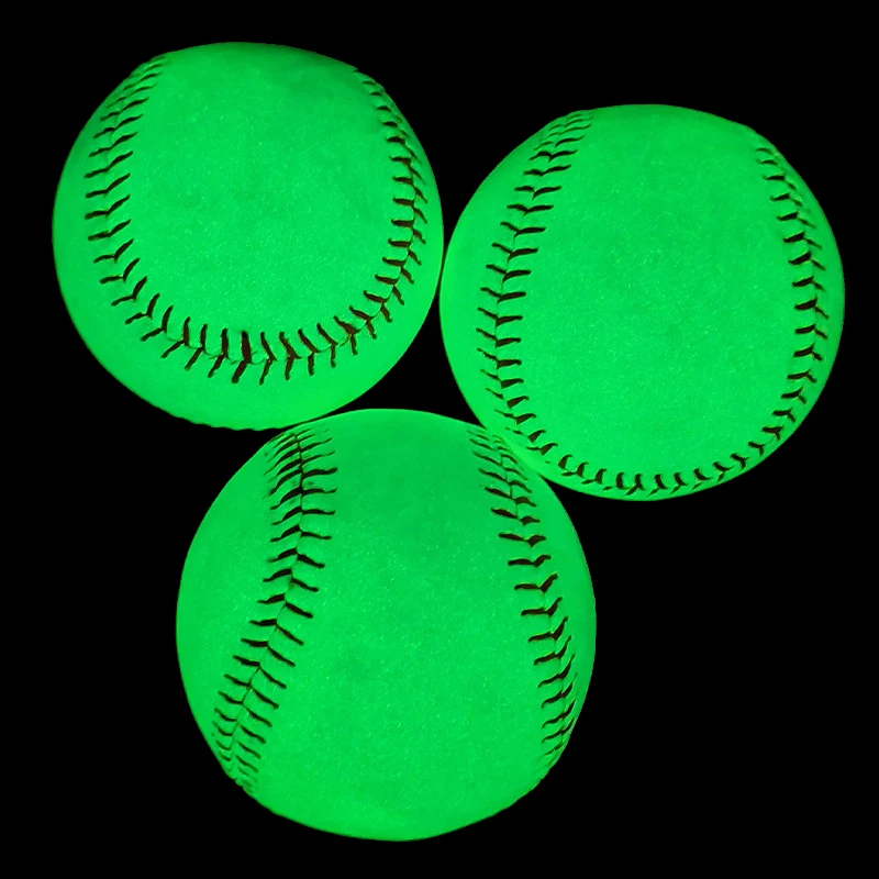 New 1PC High Quality Noctilucent Baseball Glow In The Dark Noctilucent Baseball Luminous Ball Gifts For Night Pitching Hitting