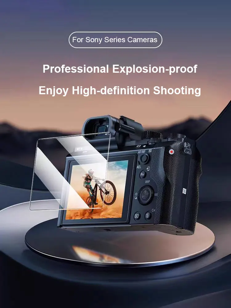 

For Sony RX100 RX10 RX1R RX1 RX100 II RX100 M2 M3 M4 M5 M6 M7 Camera Tempered Glass 9H 2.5D LCD Screen Protector Explosion-proof