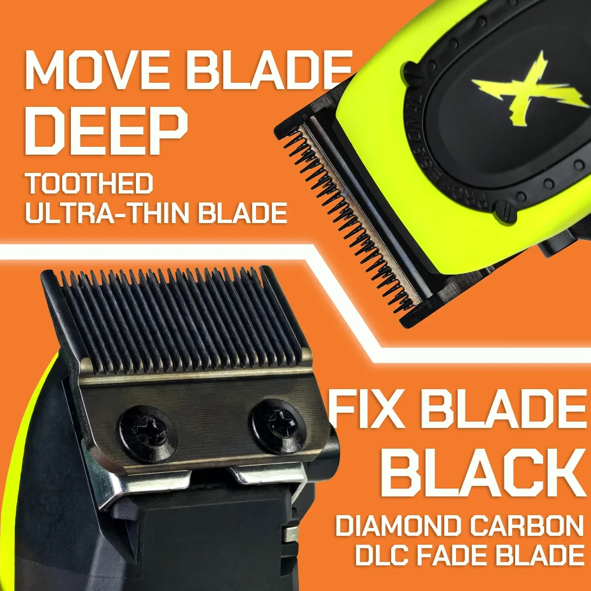 Профессиональный BRDCLIP, 3 цвета, 8198, бесщеточный двигатель, 7200 об/мин, DLC-покрытие, большая батарея, ультратонкое основание рухомого ножа с глубокими зубьями