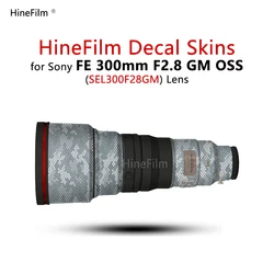 Hinefilm Lens Sticker for Sony FE300 F2.8 Warp Cover For Sony FE 300mm F2.8 GM OSS Lens Skin SEL300F28GM 300GM Sticker 300F2.8
